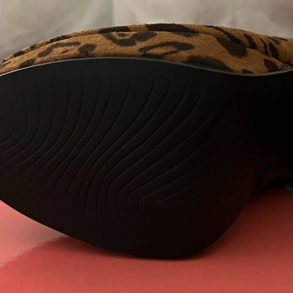 Allegra K Platform Animal Print Heels​